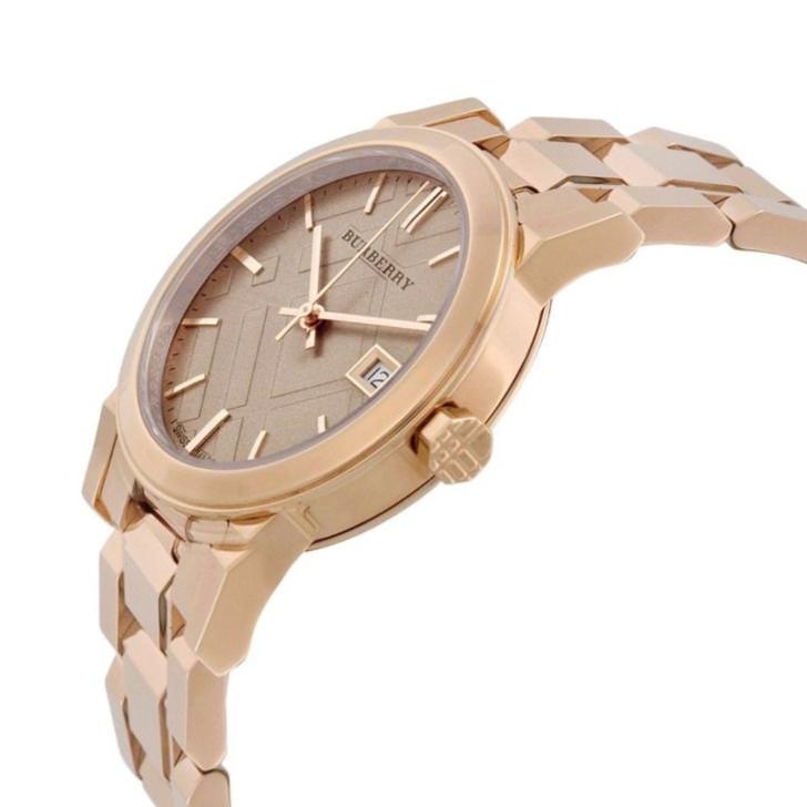  Shop Authentic Burberry The Classic Rose Gold Dial Rose Gold Steel Strap Watch for Women - BU10116 - Luxxuri