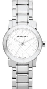  Shop Authentic Burberry The City Silver Dial Silver Steel Strap Watch for Women - BU9200 - Luxxuri