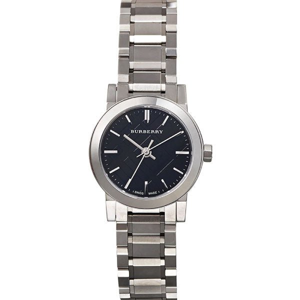  Shop Authentic Burberry The City Black Dial Silver Steel Strap Watch for Women - BU9201 - Luxxuri