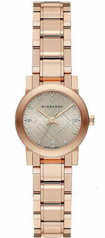  Shop Authentic Burberry Heritage Rose Gold Dial Rose Gold Steel Strap Watch for Women - BU9215 - Luxxuri