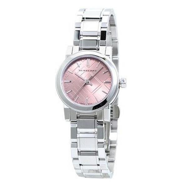  Shop Authentic Burberry The City Diamonds Pink Dial Silver Steel Strap Watch for Women - BU9231 - Luxxuri