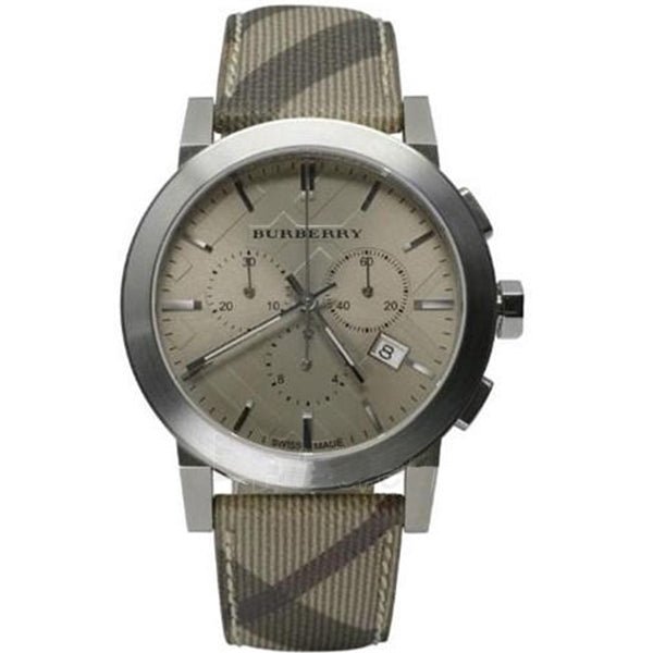  Shop Authentic Burberry The City Smoked Brown Dial Brown Leather Strap Watch for Men - BU9361 - Luxxuri