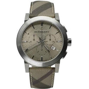  Shop Authentic Burberry The City Smoked Brown Dial Brown Leather Strap Watch for Men - BU9361 - Luxxuri