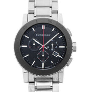  Shop Authentic Burberry The City Black Dial Silver Steel Strap Watch for Men - BU9380 - Luxxuri