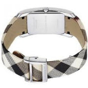  Shop Authentic Burberry Nova Check Silver Dial Two Tone Leather Strap Watch For Women - BU9404 - Luxxuri