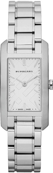  Shop Authentic Burberry Heritage Silver Dial Silver Steel Strap Watch For Women - BU9500 - Luxxuri