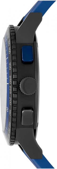  Shop Authentic Burberry The City Sport Chronograph Black Dial Blue Rubber Strap Watch For Men - BU9807 - Luxxuri