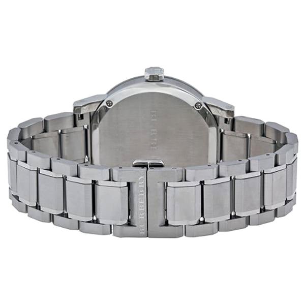  Shop Authentic Burberry The City Black Dial Silver Steel Strap Watch for Men - BU9901 - Luxxuri