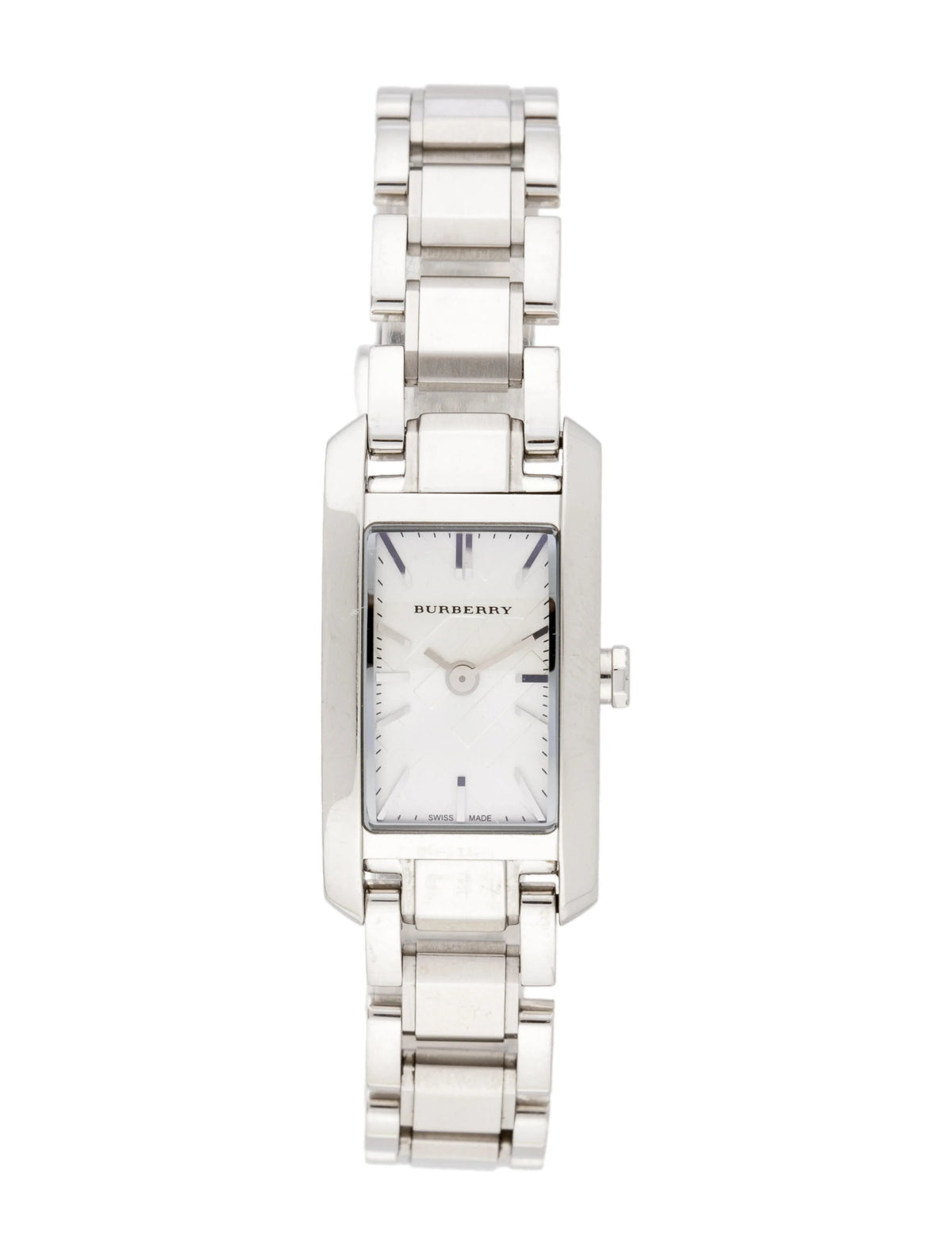  Shop Authentic Burberry Heritage Quartz White Dial Silver Steel Strap Watch For Women - BU9600 - Luxxuri