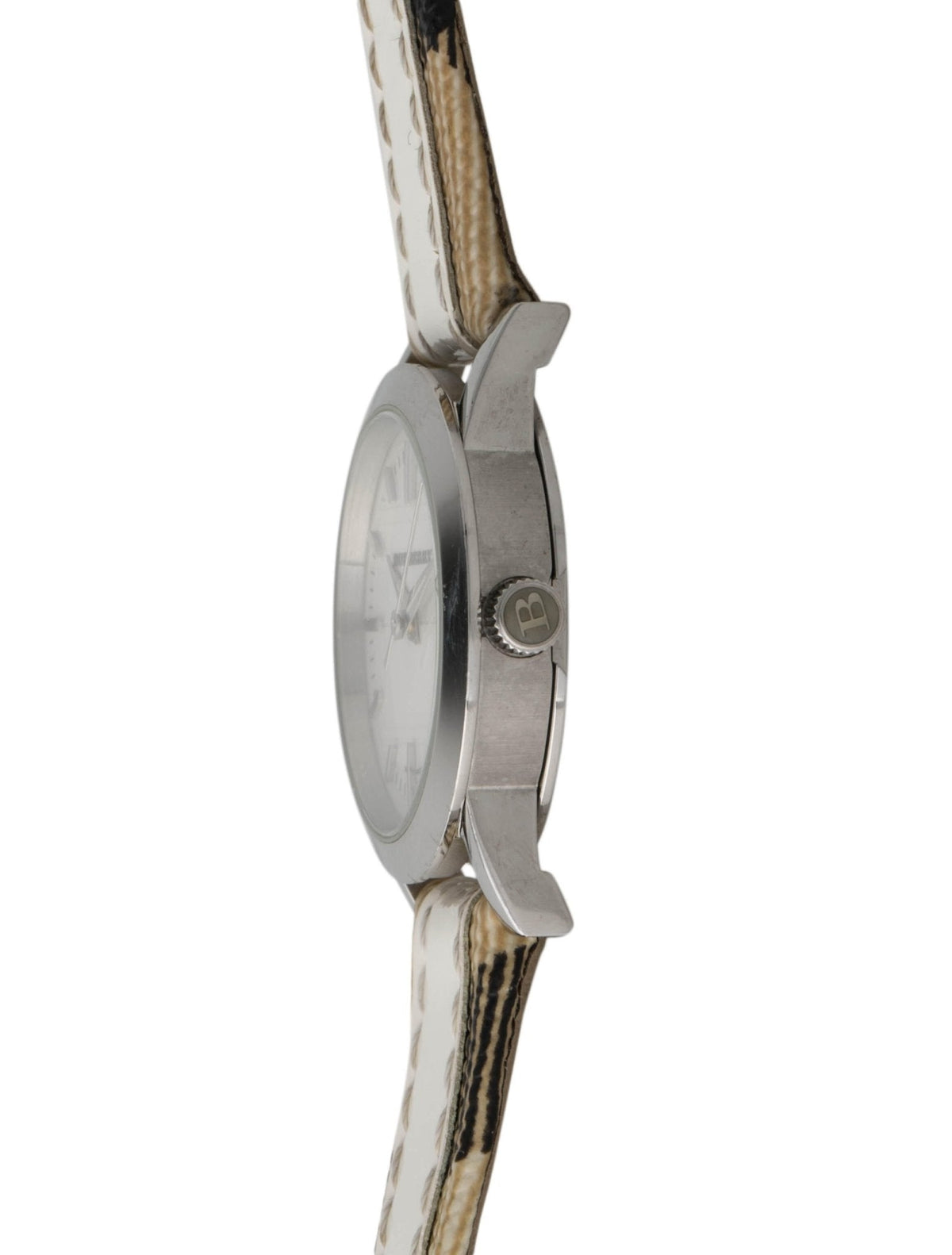  Shop Authentic Burberry Heritage Nova Heritage White Dial Leather Strap Watch for Women - BU1395 - Luxxuri