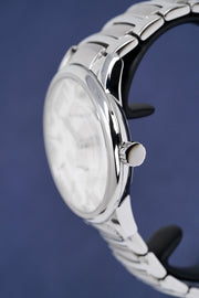 Shop Authentic Burberry The Classic Silver Dial Silver Steel Strap Watch for Men - BU10004 - Luxxuri
