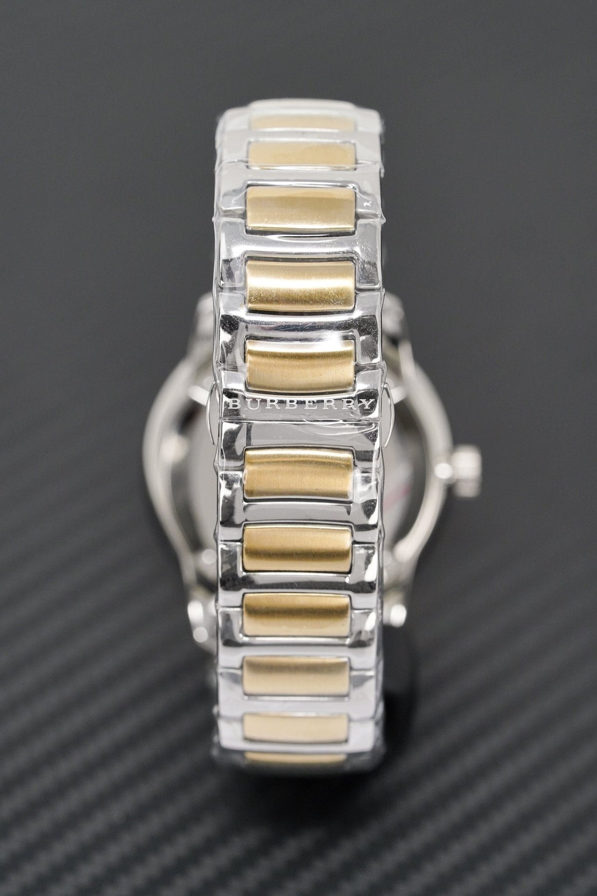  Shop Authentic Burberry The Classic Gold Dial Two Tone Steel Strap Watch for Men - BU10011 - Luxxuri