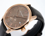  Shop Authentic Burberry The Classic Brown Dial Brown Leather Strap Watch for Men - BU10012 - Luxxuri