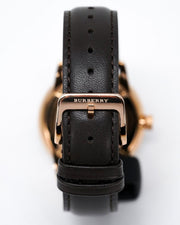  Shop Authentic Burberry The Classic Brown Dial Brown Leather Strap Watch for Men - BU10012 - Luxxuri