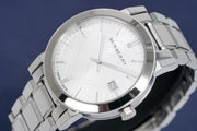  Shop Authentic Burberry The City Silver Dial Silver Steel Strap Watch for Women - BU9000 - Luxxuri