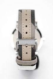  Shop Authentic Burberry The City Beige Dial Tan Leather Strap Watch for Women - BU9021 - Luxxuri
