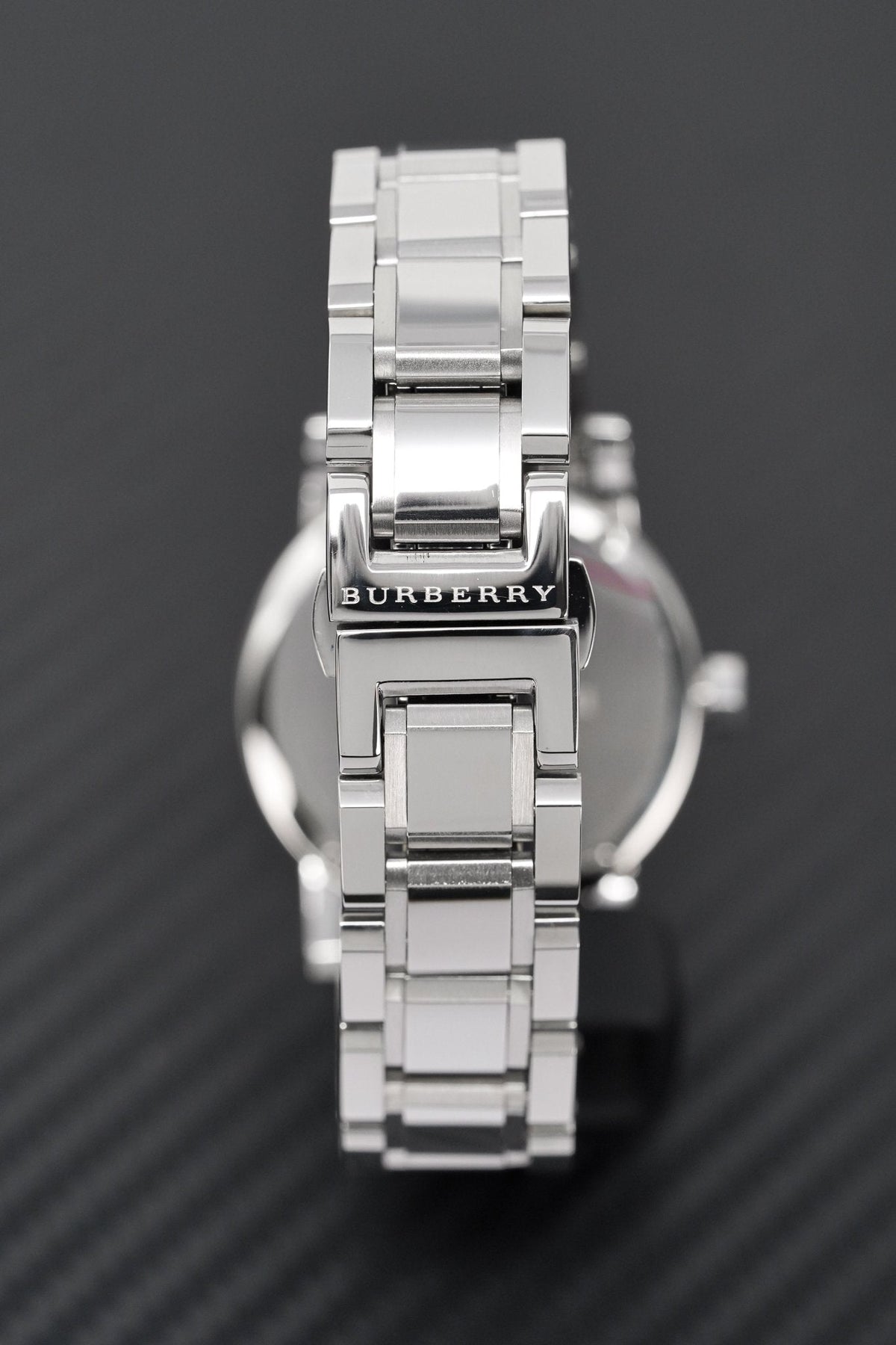  Shop Authentic Burberry The City Black Dial Silver Steel Strap Watch for Women - BU9101 - Luxxuri