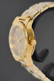  Shop Authentic Burberry The City Gold Dial Gold Steel Strap Watch for Women - BU9227 - Luxxuri