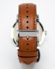  Shop Authentic Burberry The City Black Dial Brown Leather Strap Watch for Men - BU9905 - Luxxuri