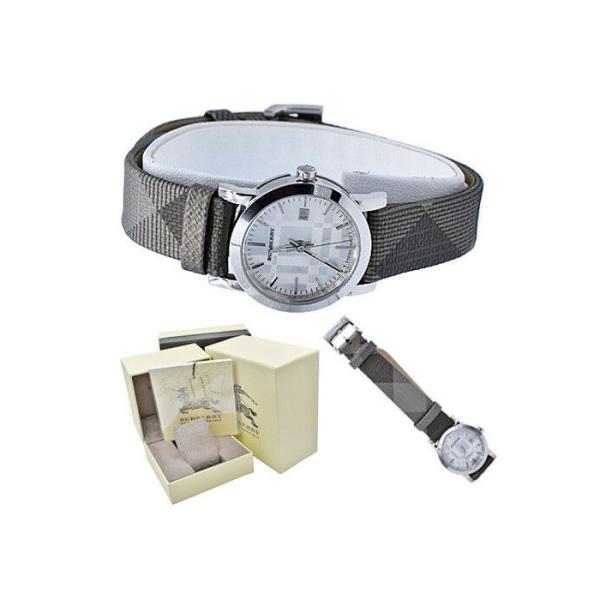  Shop Authentic Burberry The City Silver Dial Multicolored Leather Strap Watch for Women - BU1873 - Luxxuri