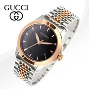  Shop Authentic Gucci G Timeless Black Dial Two Tone Steel Strap Watch For Women - YA126512 - Luxxuri