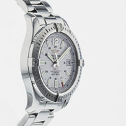  Shop Authentic Breitling Colt Automatic Silver Dial Black Leather Mens Watch - A1738811/G791/173A - Luxxuri
