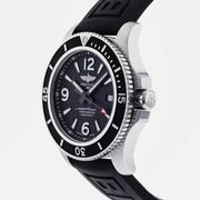  Shop Authentic Breitling Superocean II 44mm Black Dial Black Rubber Strap Watch for Men - A17367D71B1S2 - Luxxuri