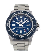  Shop Authentic Breitling Superocean 44mm Special Blue Dial Silver Steel Strap Watch for Men - Y17393161C1A1 - Luxxuri