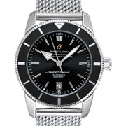  Shop Authentic Breitling Superocean Heritage B20 Automatic 46 Black Dial Silver Mesh Bracelet Watch for Men - AB2020121B1A1 - Luxxuri