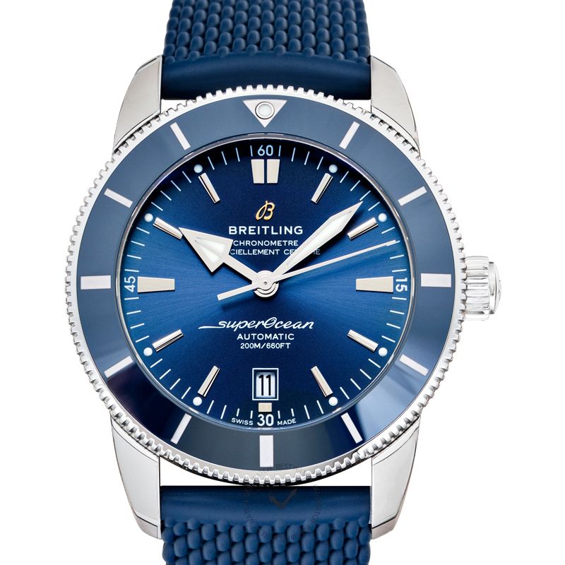  Shop Authentic Breitling Superocean Heritage B20 Automatic 46 Blue Dial Blue Mesh Bracelet Watch for Men - AB2020161C1S1 - Luxxuri