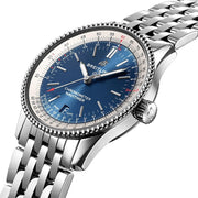  Shop Authentic Breitling Navitimer Automatic 38mm Stainless Steel Blue Dial Mens Watch - A17325211C1A1 - Luxxuri