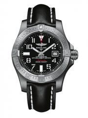  Shop Authentic Breitling Avenger II Seawolf Stainless Steel 45mm Volcano Black Leather Strap Mens Watch - A1733110/BC31/436X - Luxxuri