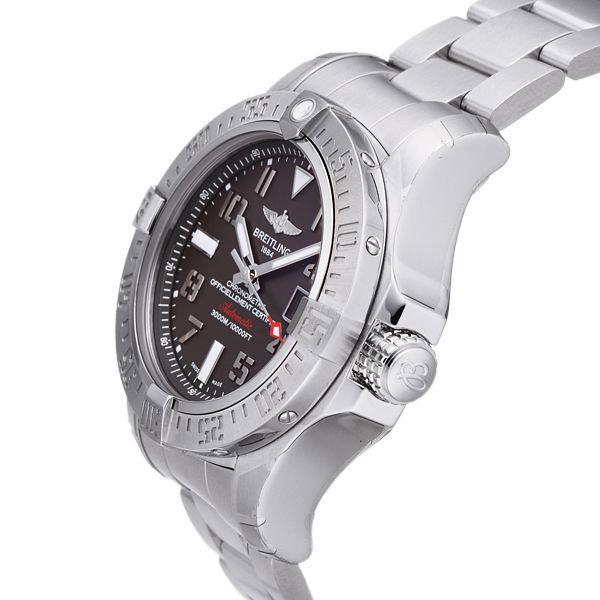  Shop Authentic Breitling Avenger II Seawolf 45mm Grey Dial Silver Steel Strap Mens Watch - A1733110/F563 - Luxxuri