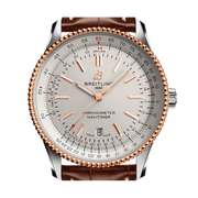  Shop Authentic Breitling Navitimer Automatic 41mm White Dial Brown Leather Strap Mens Watch - U17326241G1P1 - Luxxuri