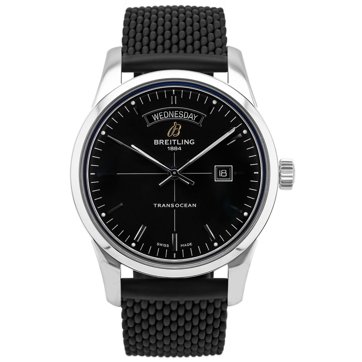  Shop Authentic Breitling Transocean Day & Date 43mm Automatic Mens Watch - A4531012/BB69/280S/ A20S.1 - Luxxuri