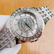  Shop Authentic Bulova Phantom Crystal Silver Dial Silver Steel Strap Watch for Men - 96A236 - Luxxuri