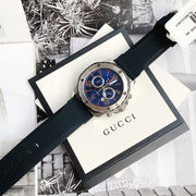  Shop Authentic Bulova Marine Star Blue Dial Black Silicone Strap Watch for Men - 98B258 - Luxxuri
