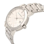  Shop Authentic Burberry The City Silver Dial Silver Steel Strap Watch for Men - BU9037 - Luxxuri