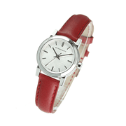  Shop Authentic Burberry The City Silver Dial Red Strap Watch for Women - BU9232 - Luxxuri