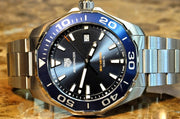 Shop Authentic Tag Heuer Aquaracer Blue Dial Silver Steel Strap Watch for Men - WAY101C.BA0746 - Luxxuri