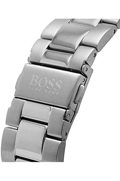  Shop Authentic Hugo Boss Hero Chronograph White Dial Silver Steel Strap Watch for Men - 1513875 - Luxxuri