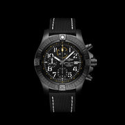  Shop Authentic Breitling Avenger Chronograph 45mm Night Mission Black Dial Black Nylon Strap Watch for Men - V13317101B1X1 - Luxxuri