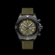  Shop Authentic Breitling Avenger Chronograph 45mm Green Dial Green Nylon Strap Watch for Men - V13317101L1X1 - Luxxuri