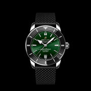  Shop Authentic Breitling Superocean Heritage B20 Automatic 42 Green Dial Black Mesh Bracelet Watch for Women - AB2010121L1S1 - Luxxuri