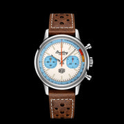  Shop Authentic Breitling Top Time Deus Limited Edition White Dial Brown Leather Strap Watch for Men - A233112A1A1X1 - Luxxuri