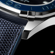  Shop Authentic Tag Heuer Aquaracer Quartz Diamonds Blue Dial Blue Nylon Strap Watch for Women - WAY131N.FT6091 - Luxxuri