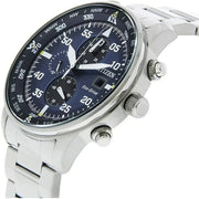  Shop Authentic Citizen Eco Drive Chronograph Blue Dial Silver Stainless Steel Watch For Men - CA0690-88L - Luxxuri