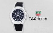  Shop Authentic Tag Heuer Aquaracer Chronograph Black Dial Black Rubber Strap Watch for Men - CAY1110.FT6041 - Luxxuri
