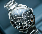  Shop Authentic Tag Heuer Aquaracer Black Dial Watch for Men - CAY111A.BA0927 - Luxxuri