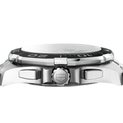  Shop Authentic Tag Heuer Aquaracer Quartz Chronograph Black Dial Silver Steel Strap Watch for Men - CAY111A.BA0927 - Luxxuri